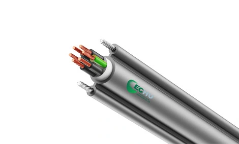 RVV2G Round Cable with Supporting Steel Wires